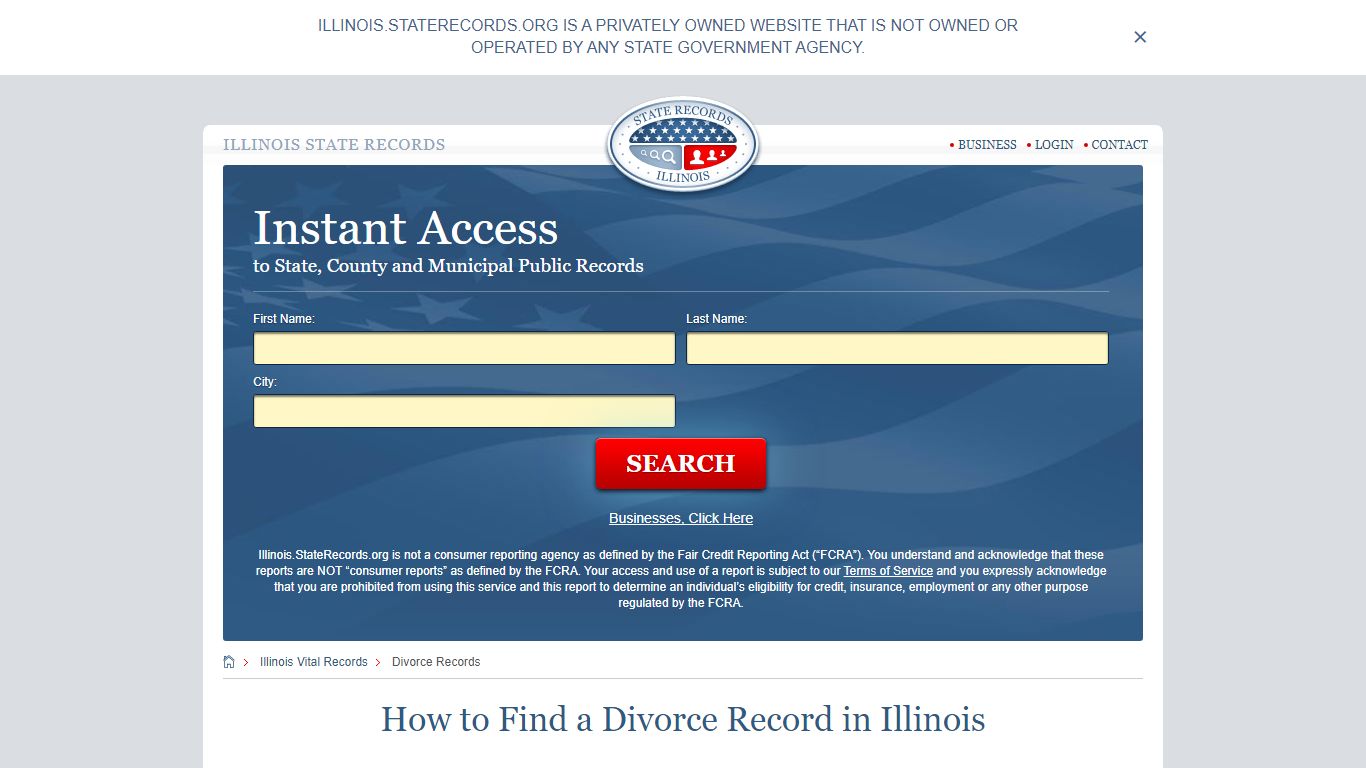 How to Find a Divorce Record in Illinois